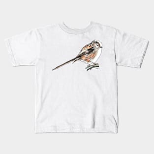 Long Tailed Tit Kids T-Shirt